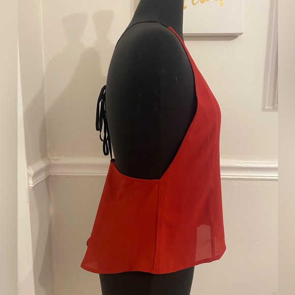 NWOT De Philo Open Back Blouse - Picture 3 of 3